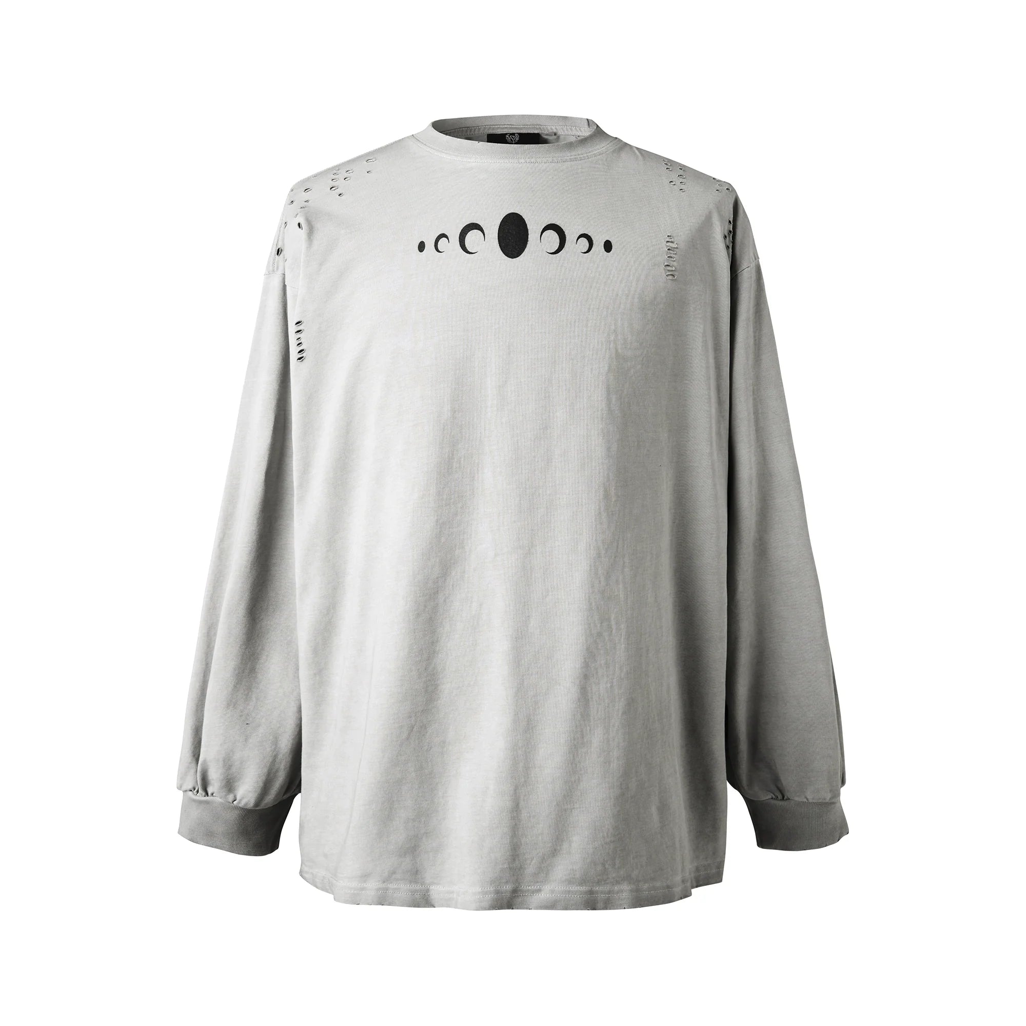 KARMANISTIC Standard Logo Washed Distressed Long Sleeve Tee