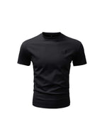 KARMANISTIC Quick Dry Stretch Fit Logo Embroidered Workout Tee