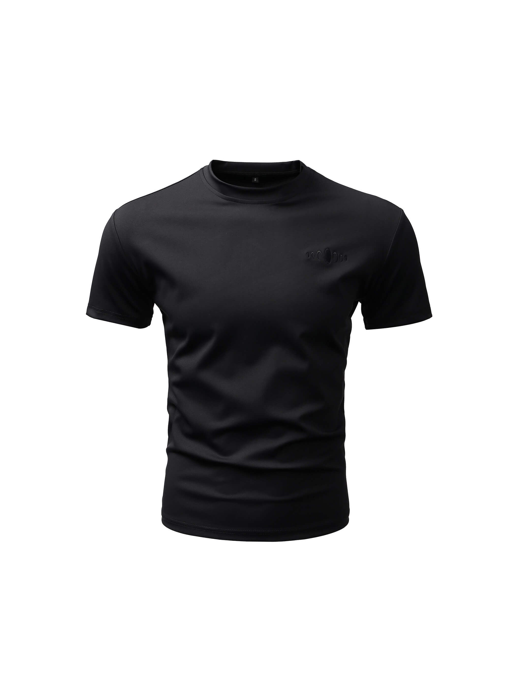 KARMANISTIC Quick Dry Stretch Fit Logo Embroidered Workout Tee