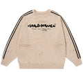 Harsh and Cruel Embroidered Knit Logo Sweater