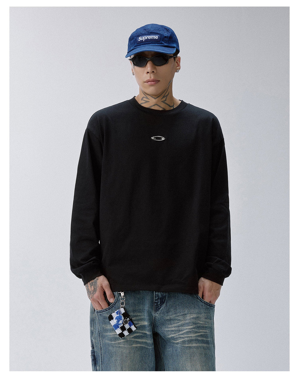 F2CE Metal Logo Basic Long Sleeve Tee