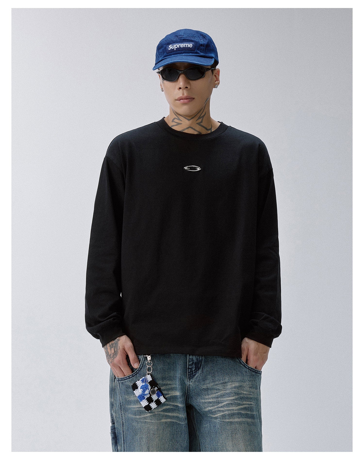 F2CE Metal Logo Basic Long Sleeve Tee