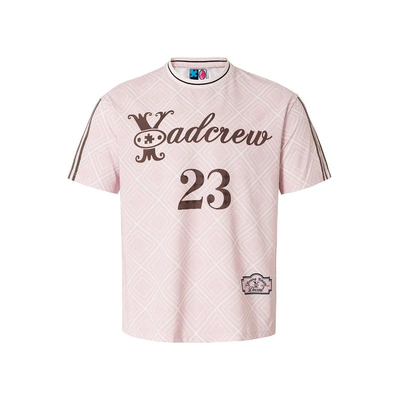 YADcrew Diamond Pattern Football Jersey