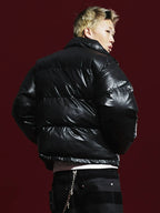 Remedy Cracked Design Puffer Jacket