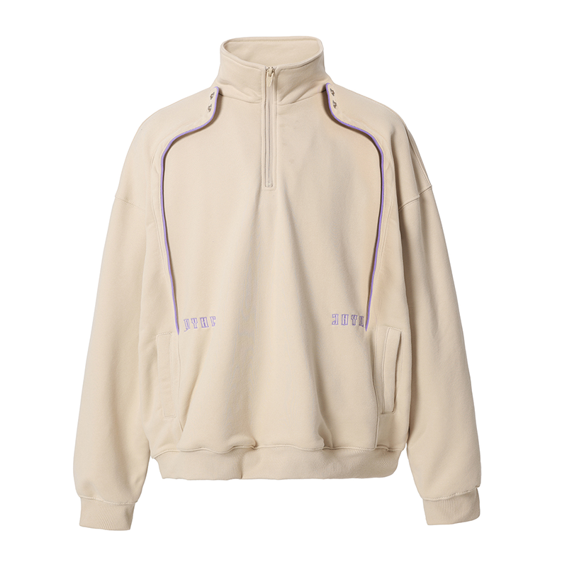 JHYQ 3D Arc Half Zip Sweatshirt