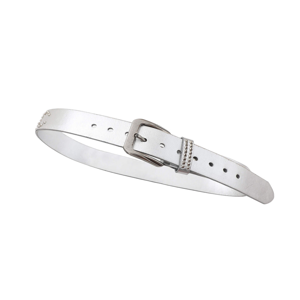 KARMANISTIC Punk Studded Logo Belt