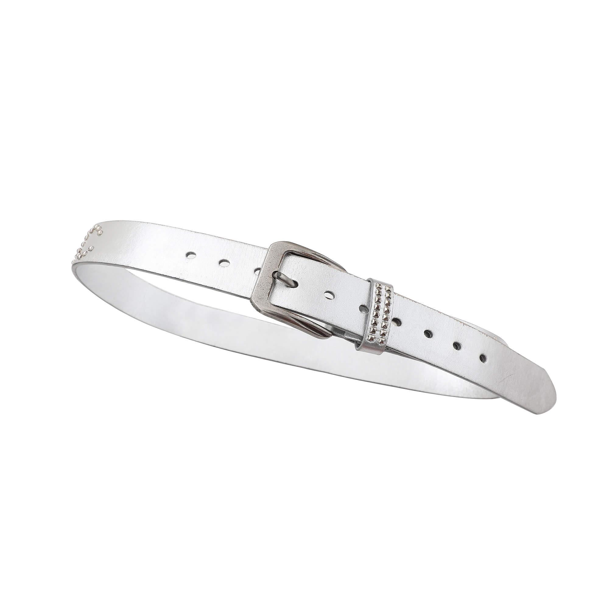KARMANISTIC Punk Studded Logo Belt