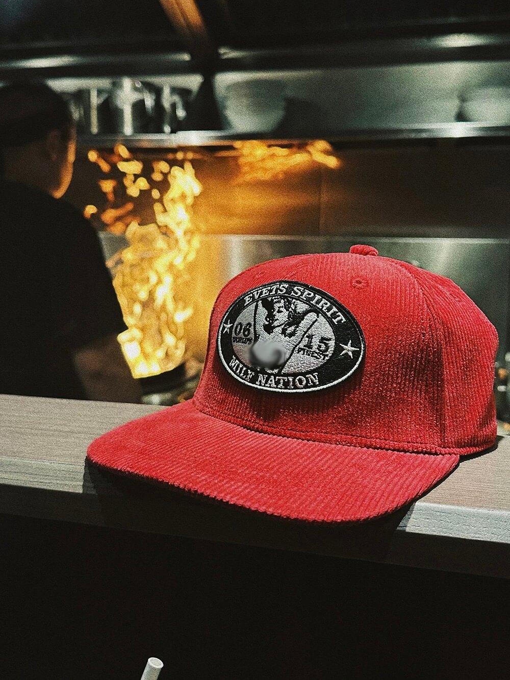 EVETS Corduroy Patch Trucker Hat