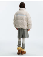MEDM Suede 3D Embroidered Down Jacket