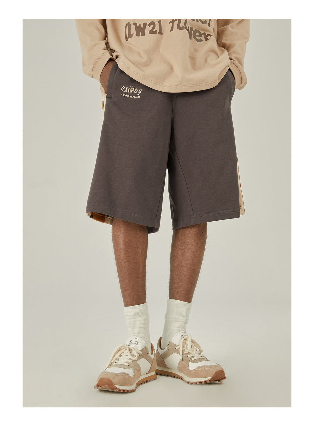EMPTY REFERENCE Leopard Print Shorts