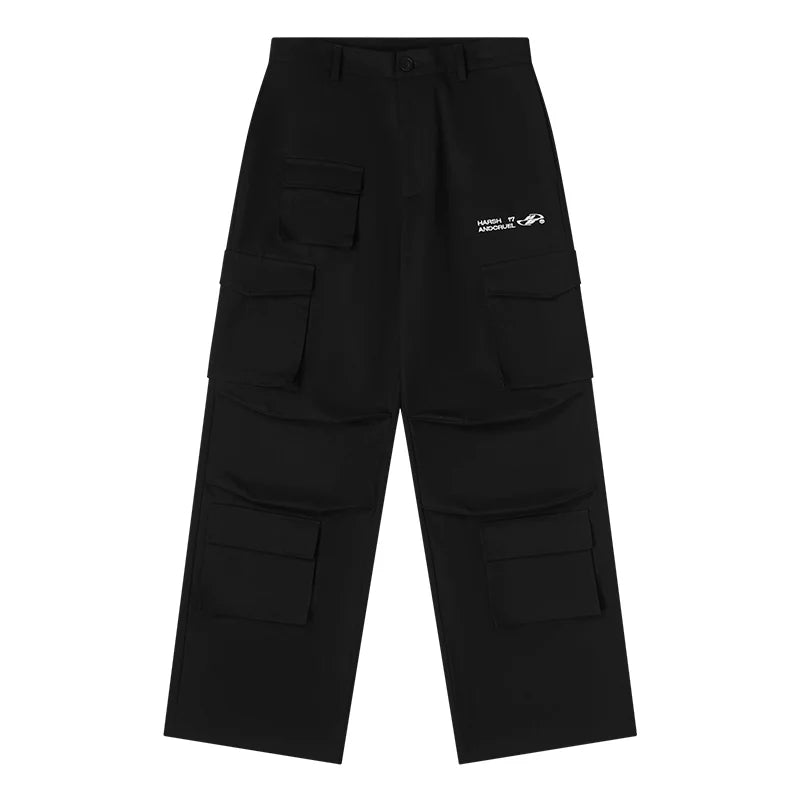 Harsh and Cruel Multi Pocket Pleated Loose Cargos