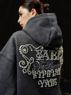 YADcrew x BIPOLAR Logo Pearl Embroidered Hoodie