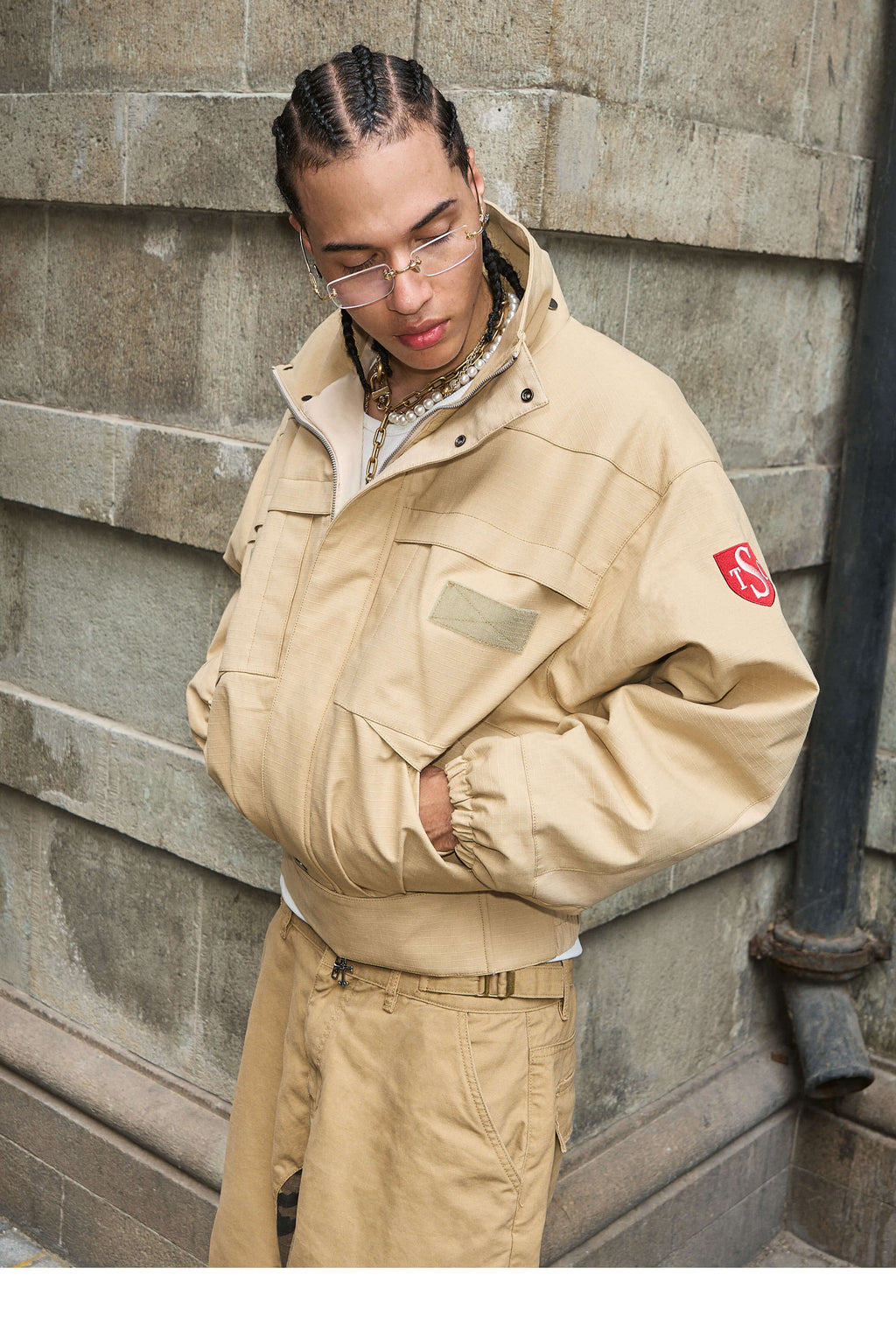 STEEPC Velcro Puffer Short Work Jacket