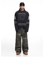 F3F Select 67 Number Long Sleeve Hockey Jersey