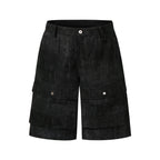 NOVACAM Camouflage & Black Baggy Work Cargo Shorts