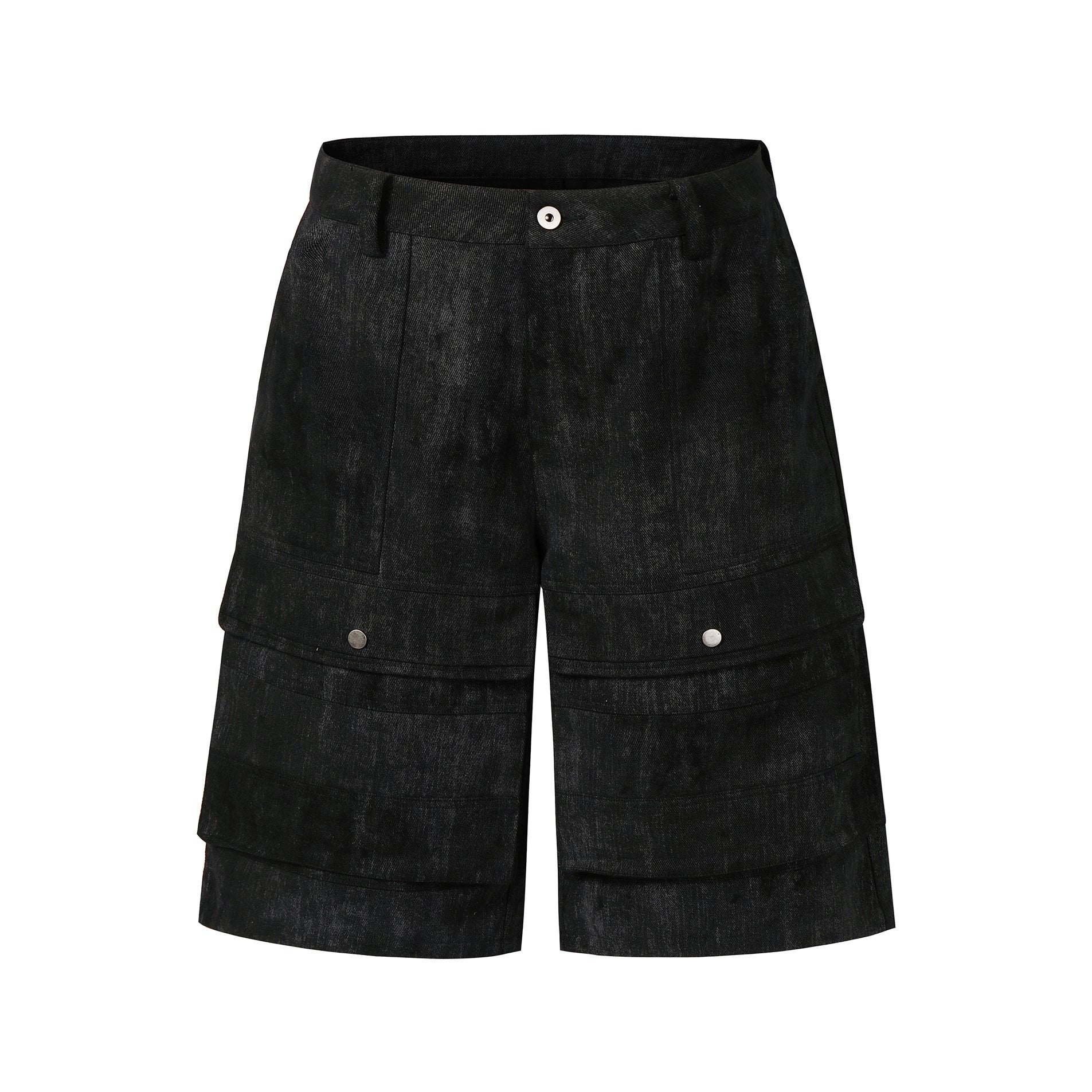 NOVACAM Camouflage & Black Baggy Work Cargo Shorts