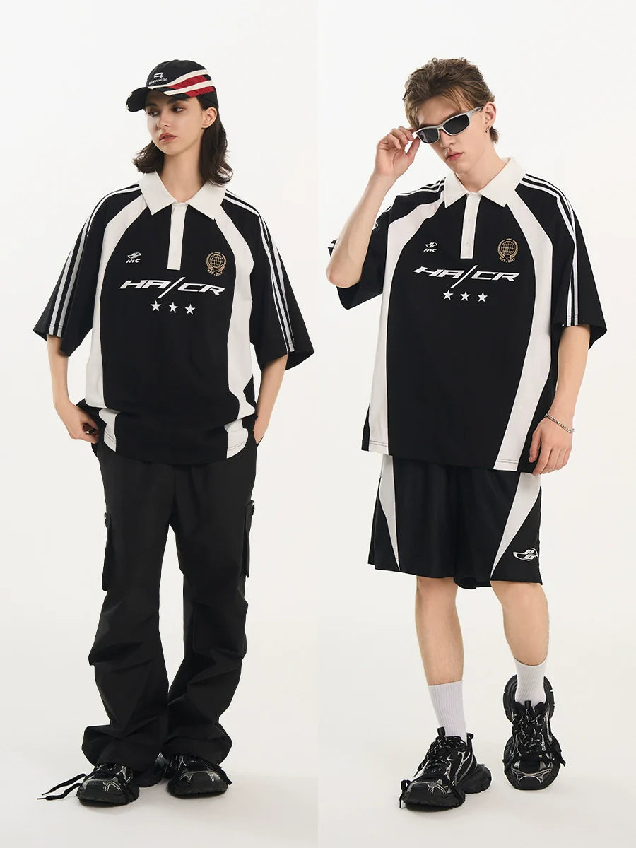 Harsh and Cruel Vintage Jersey Training Polo Shirt