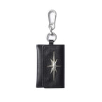 Remedy Metal Studded Keychain Coin Card Leather Wallet
