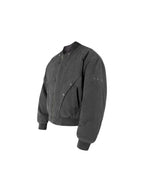 ANTIDOTE Deconstructed Washed Canvas Bomber Jacket