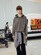 SOD Co. FM Distressed Oversized Hoodie
