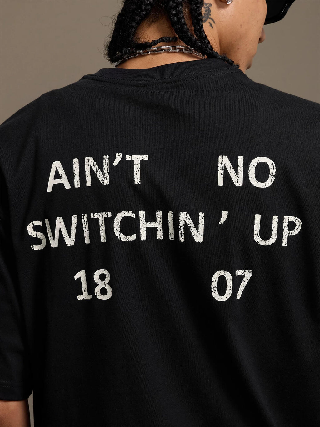 1807 Vintage Still Going Logo Print Short Sleeve Tee