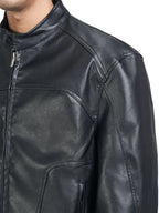 F3F Select Glossy PU Leather Racing Jacket