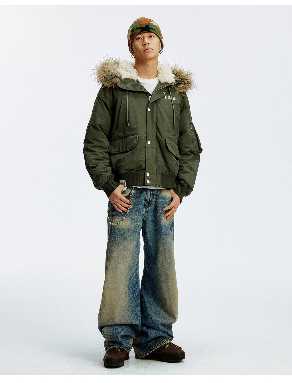 MEDM Fur Hood N-2B Flight Jacket