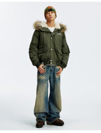 MEDM Fur Hood N-2B Flight Jacket