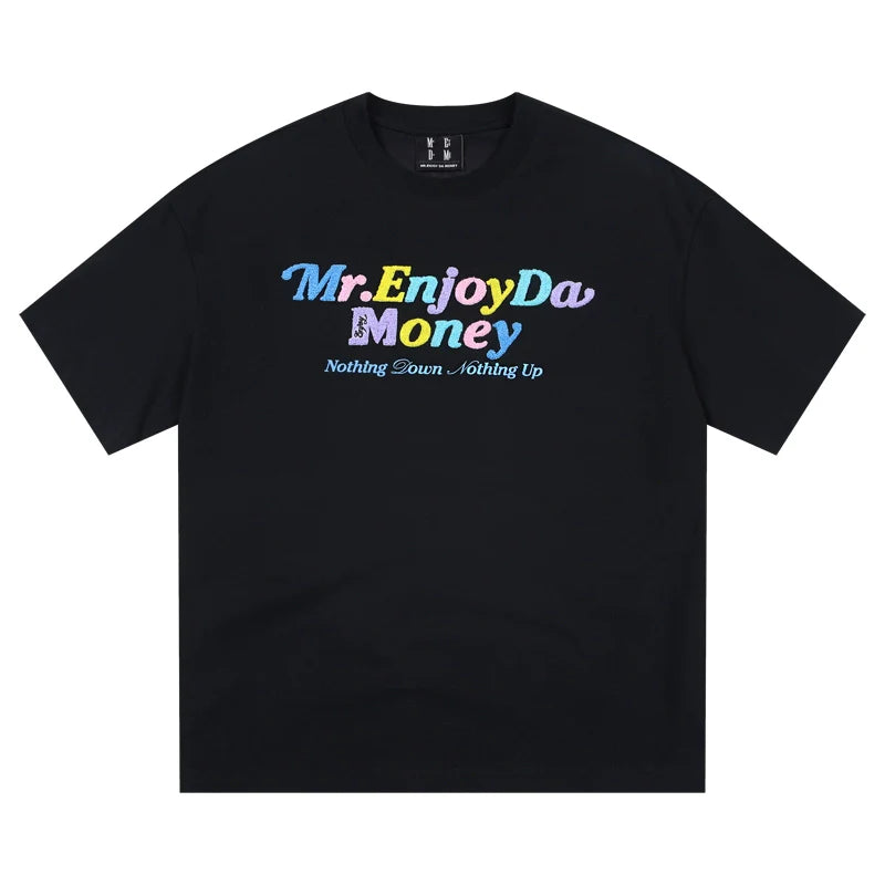 MEDM Multicolor Terry Embroidery Tee