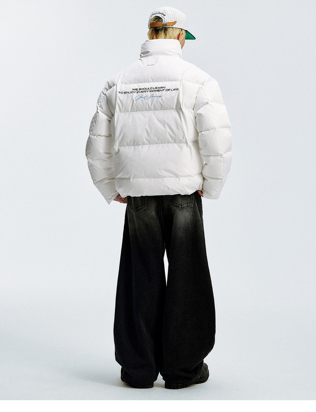 MEDM Honeycomb Pattern Down Jacket