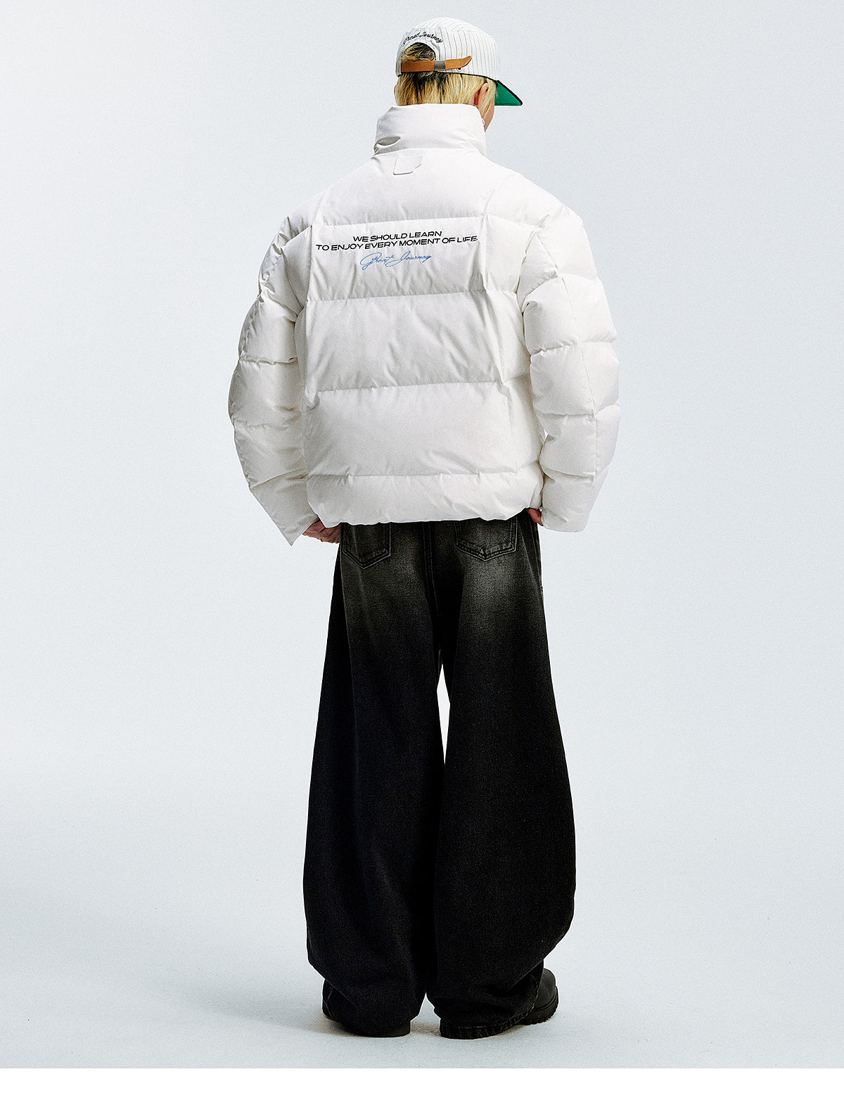MEDM Honeycomb Pattern Down Jacket
