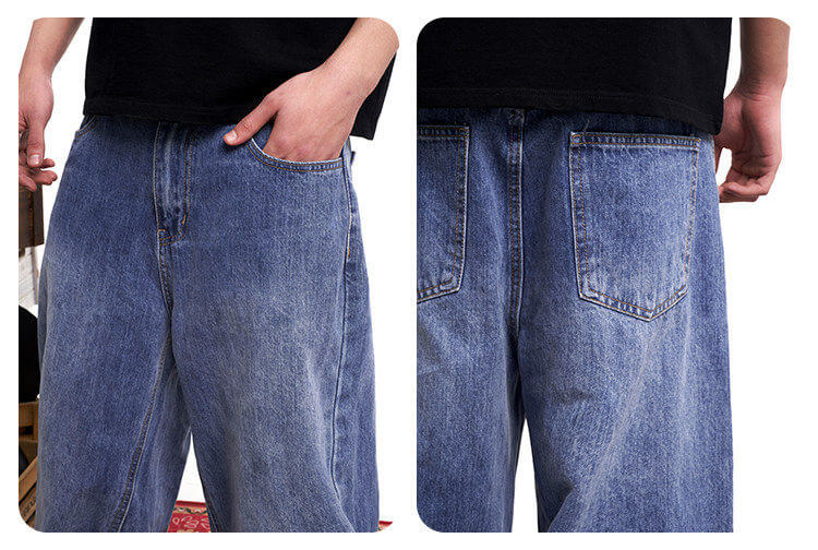 F3F Select Classic Wash Baggy Jeans