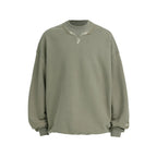 JHYQ Letters Embroidered Logo Heavyweight Sweater