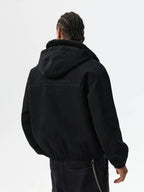 MEDM Sherpa Fleece Quilted Work Jacket