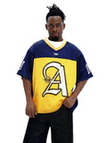 F3F Select Big Letter A Color Block Mesh Short Sleeve Jersey