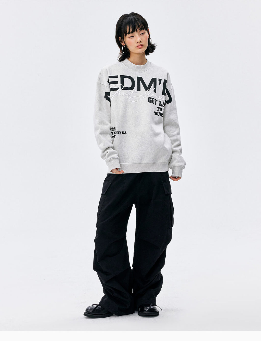 MEDM Big Logo Print Sweatshirt