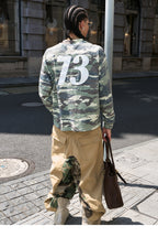 STEEPC Forest Camouflage Washed Vintage Long Sleeve Tee