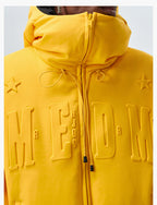 MEDM Embossed Logo Hooded Down Jacket