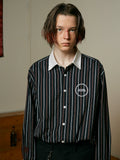 SOD Co. Striped Contrast Color Long Sleeve Shirt