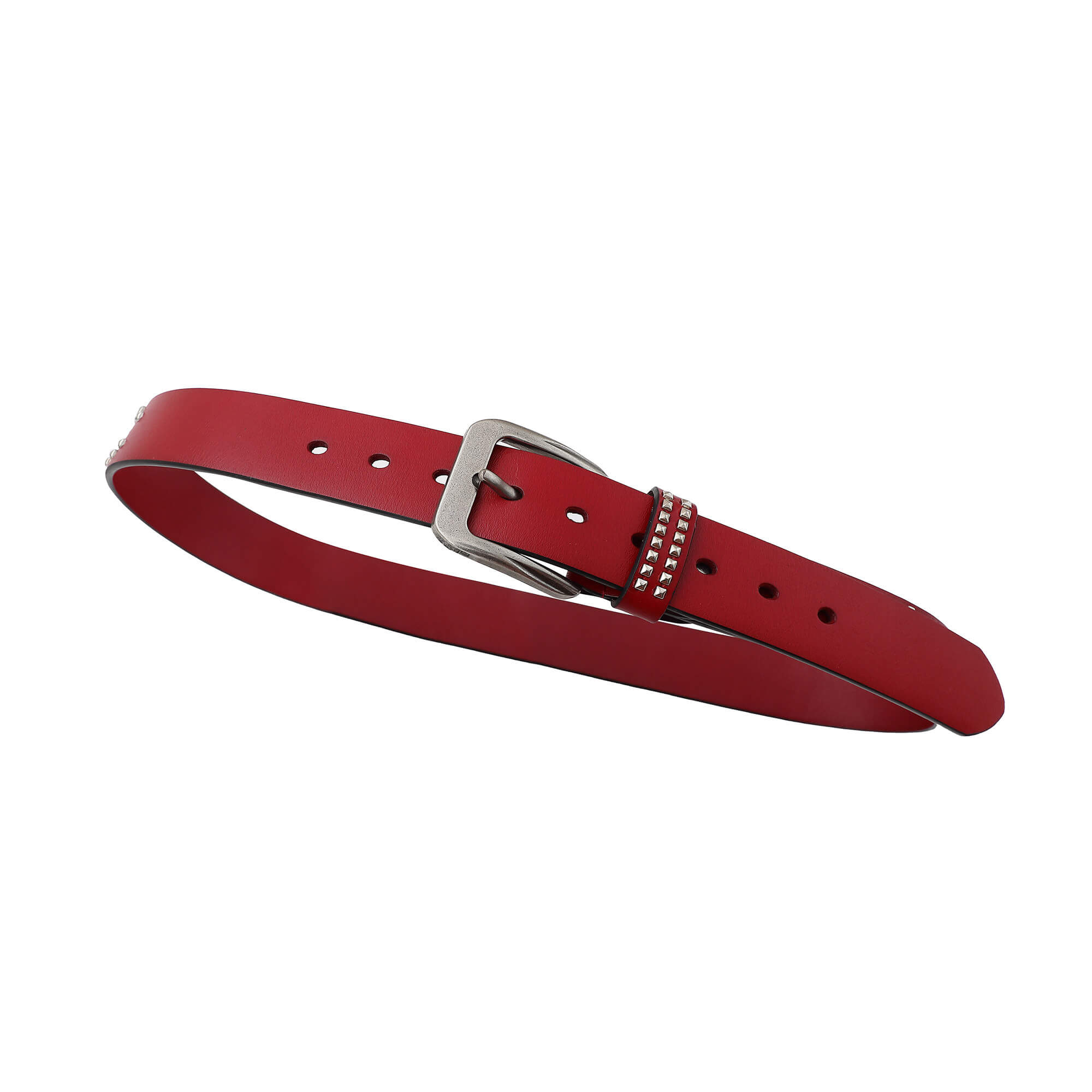 KARMANISTIC Punk Studded Logo Belt