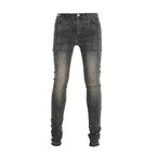 TGFCLUB All Over Rhinestone Skinny Jeans