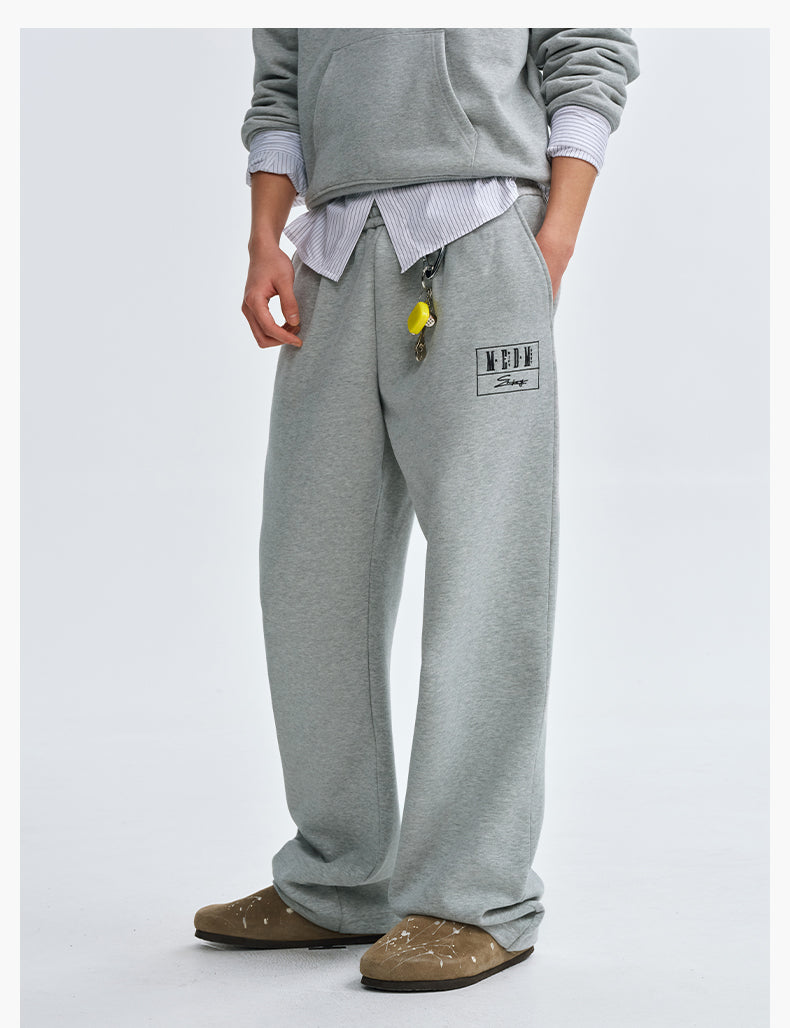 MEDM Embroidered Lettered Logo Hoodie & Sweatpants