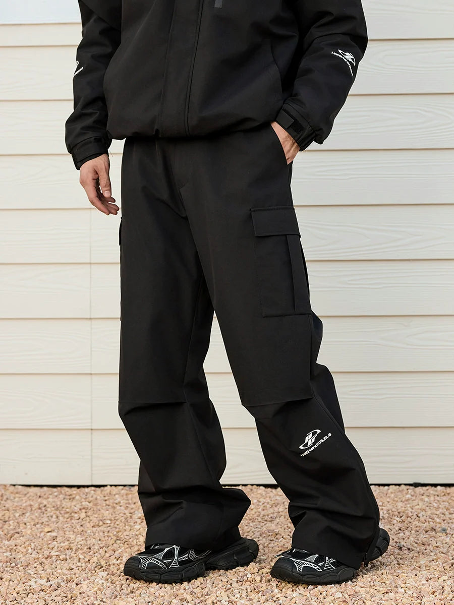 Harsh and Cruel Three Proof Embroidered Mountaineering Ski Cargo Pants