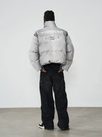 Harsh and Cruel Dynamic Logo Printed Loose Jacket