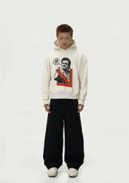 EVILKNIGHT(EK) Photo Graffiti Print Hoodie