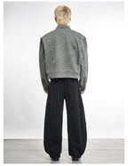 F3F Select Deconstructed Stitching Washed Denim Jacket