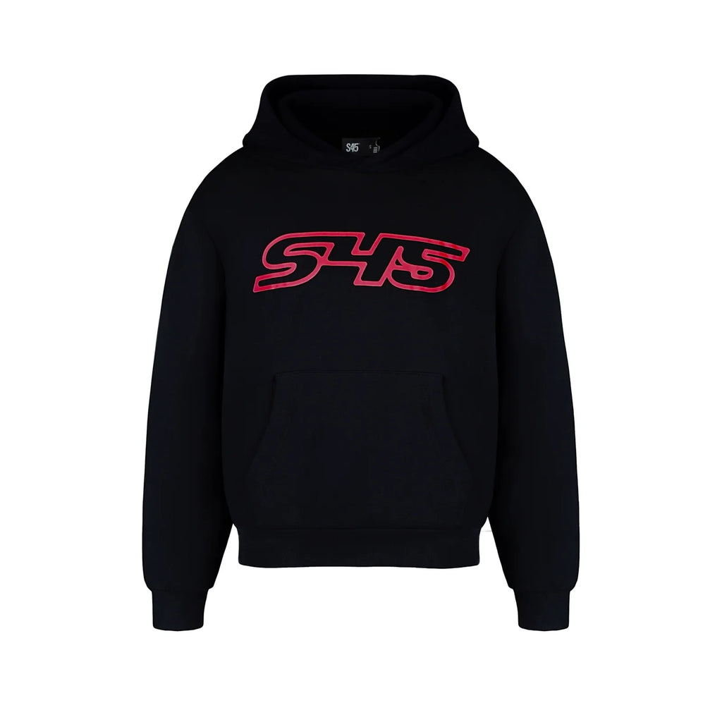 S45 Puff Logo Print Hoodie