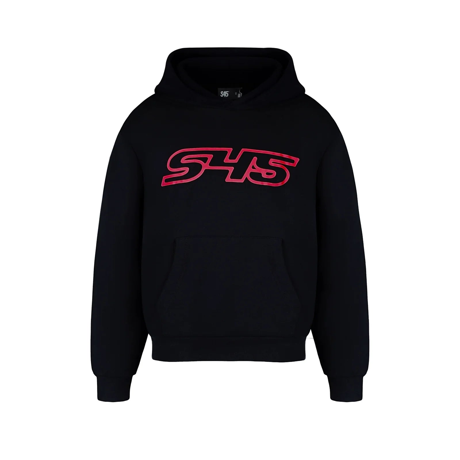 S45 Puff Logo Print Hoodie