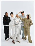 MEDM Embroidered Lettered Logo Hoodie & Sweatpants