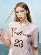 YADcrew Diamond Pattern Football Jersey